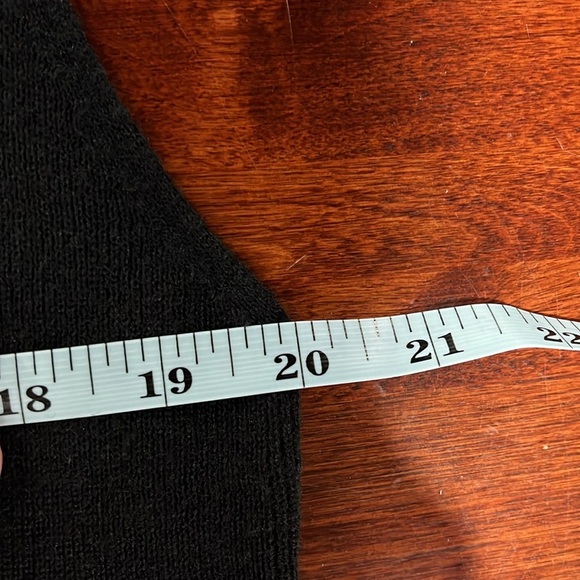 Appleseed’s Womens Vest M Black Notched Collar Button Up Side Slits Stretch EUC - Picture 8 of 10